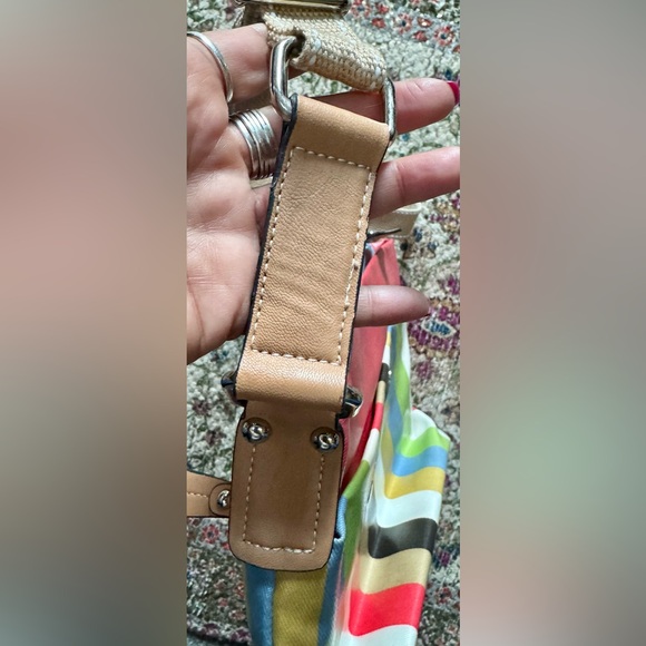 Giani Bernini multicolored striped adjustable bag - Picture 11 of 14